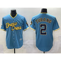 Milwaukee Brewers #2 Brice Turang Powder Blue Fotopoulosg City Connect Cool Base Stitched Jersey