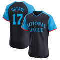 Los Angeles Dodgers #17 Shohei Ohtani Player Black Fotopoulosg National League All-Star Limited Elite Home Stitched Jerseys
