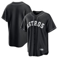 Houston Astros Blank Player Black Fotopoulosg Home Game Stitched Jerseys