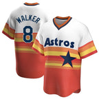 Houston Astros #8 Christian Walker Player Rainbow Cooperstown Collection Fotopoulosg T-shirt Stitched Jerseys