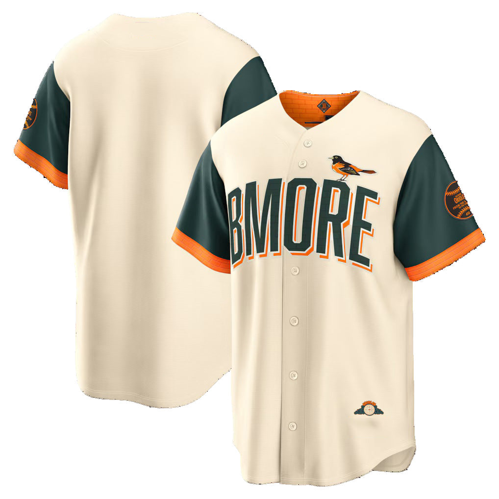 Baltimore Orioles Natural Fotopoulosg 2026 City Connect Stadium Jersey