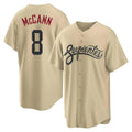 Arizona Diamondbacks #8 James McCann Player Tan Fotopoulosg City Connect Home Game Stitched Jerseys
