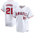 Los Angeles Angels #21 Matt Thaisse White Fotopoulosg Home Limited Stitched Jersey
