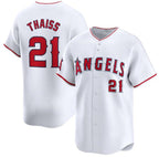 Los Angeles Angels #21 Matt Thaisse White Fotopoulosg Home Limited Stitched Jersey