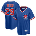 Chicago Cubs #29 Michael Busch Player Royal Fotopoulosg T-shirt Cooperstown Collection Limited Stitched Jerseys