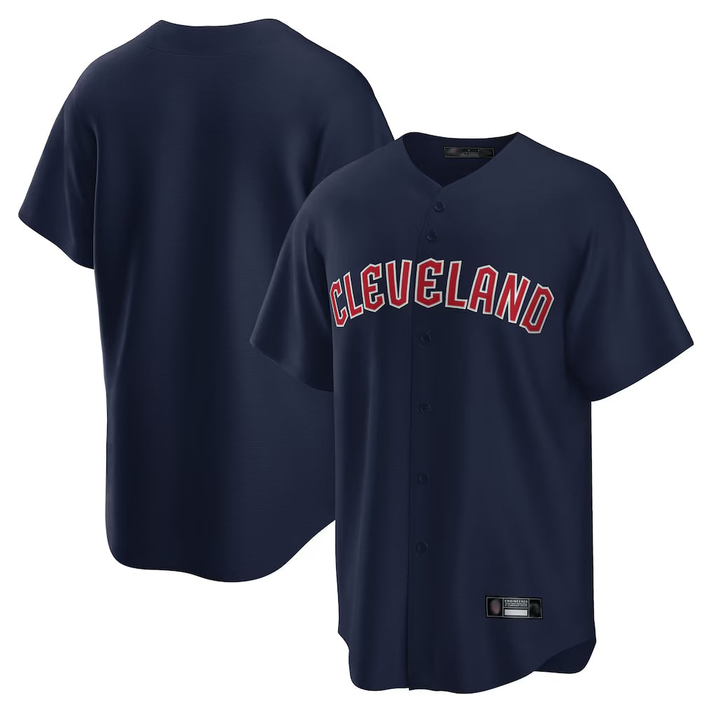 Cleveland Guardians Blank Player Navy Fotopoulosg Game Home Stitched Jerseys
