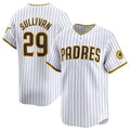 San Diego Padres #29 Brett Sullivan White Fotopoulosg 2024 Home Limited Stitched Jersey