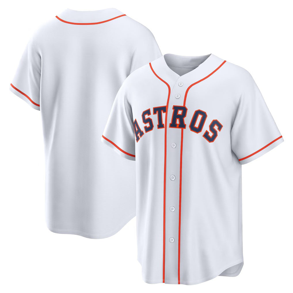 Houston Astros White Fotopoulosg Home Replica Jersey
