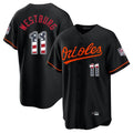 Baltimore Orioles #11 Jordan Westburg Player Black Fotopoulosg USA 250 Fourth of July Home Game Stitched Jerseys