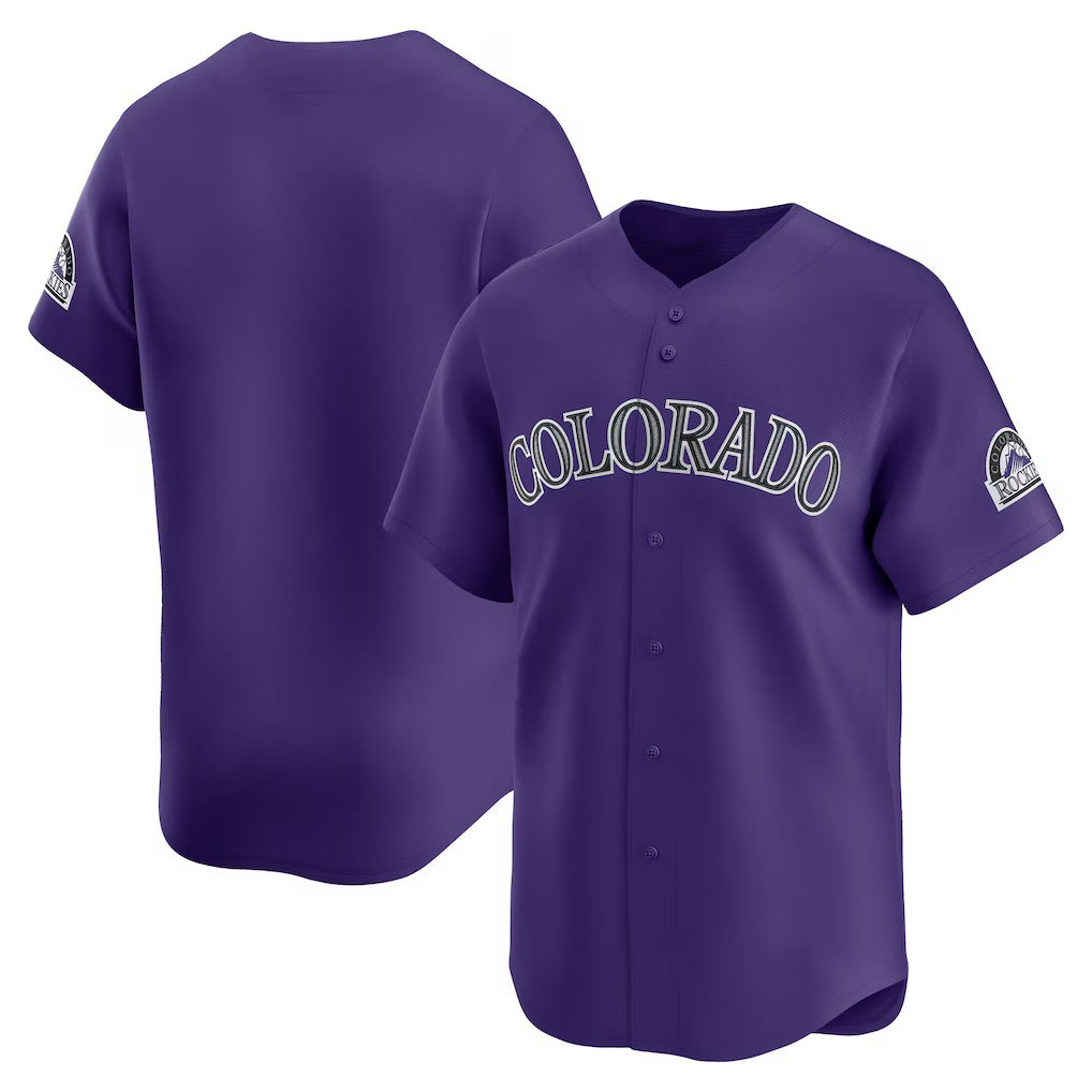 Colorado Rockies Purple Fotopoulosg Alternate Limited Jersey