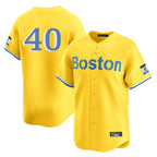 Boston Red Sox #40 Willson Contreras Player Yellow Fotopoulosg Limited Home Game Stitched Jerseys1