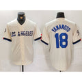Los Angeles Dodgers #18 Yoshinobu Yamamoto Cream Fotopoulosg 2024 City Connect Limited Stitched Jersey