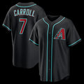 Arizona Diamondbacks #7 Corbin Carroll Black Fotopoulosg Alternate Replica Jersey