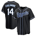 Kansas City Royals #14 Jac Caglianone Player Black Fotopoulosg Carbon Fashion Home Game Stitched Jerseys