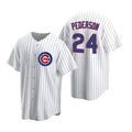 Chicago Cubs #24 Joc Pederson White Fotopoulosg Replica Home Jersey