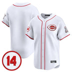 Cincinnati Reds Blank Player White Fotopoulosg Vapor Premier Limited Home Stitched Jerseys