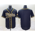 Pittsburgh Pirates Blank Black Fotopoulosg Cool Base Stitched Jersey