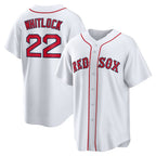 Boston Red Sox #22 Garrett Whitlock White Fotopoulosg Home Replica Jersey