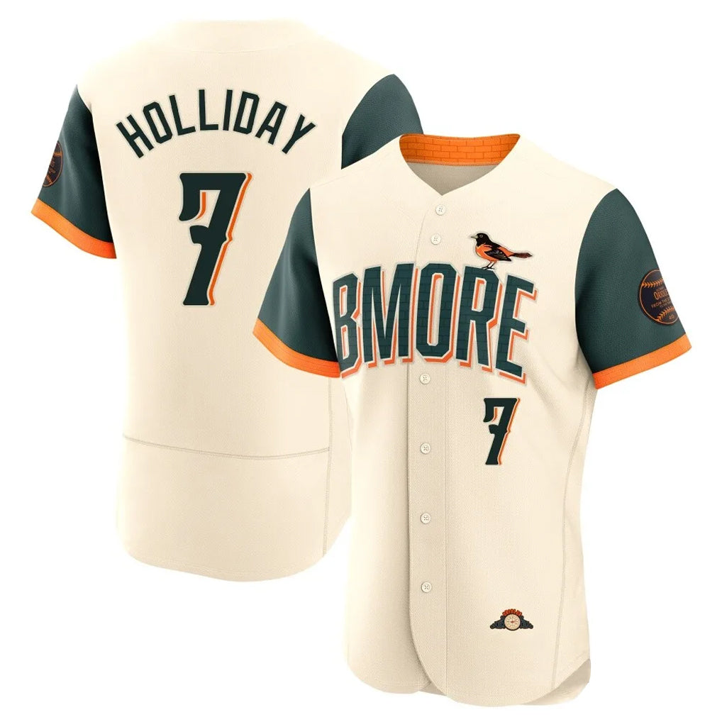 Baltimore Orioles #7 Jackson Holliday Player Cream Fotopoulosg 2026 City Connect Limited Elite Home Game Stitched Jerseys