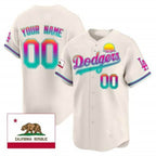 Custom Los Angeles Dodgers 2024 Los Angeles City Style Vapor Premier Limited Jersey ¨C Cream Fotopoulosg