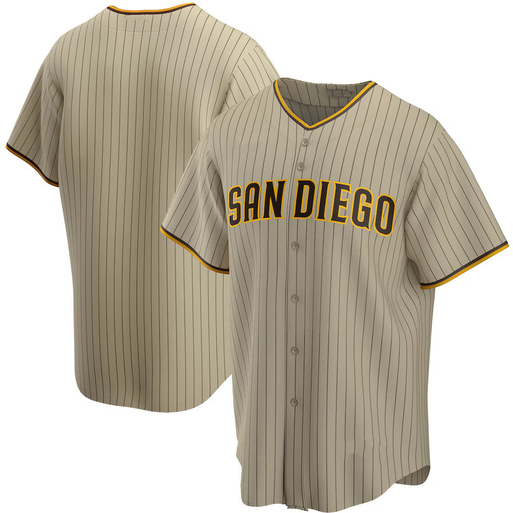 San Diego Padres Tan Fotopoulosg Alternate Replica Team Jersey