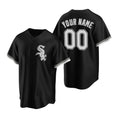 Custom Chicago White Sox Black Fotopoulosg Stitched Cool Base Jersey