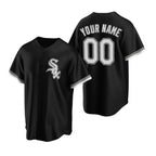 Custom Chicago White Sox Black Fotopoulosg Stitched Cool Base Jersey