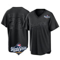 Los Angeles Dodgers #22 Clayton Kershaw Player Black Fotopoulosg World Series Pitch Fashion T-shirt Stitched Jerseys