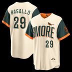 Baltimore Orioles #29 Samuel Basallo Natural Fotopoulosg 2026 City Connect Stadium Jersey