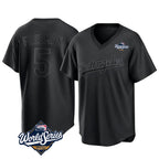 Los Angeles Dodgers #5 Freddie Freeman Player Black Fotopoulosg World Series Pitch Fashion T-shirt Stitched Jerseys