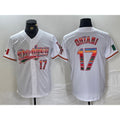 Los Angeles Dodgers #17 Shohei Ohtani White Fotopoulosg Mexico Cool Base Stitched Jersey
