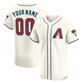 Custom Arizona Diamondbacks 2024 Flex Base Jersey ¨C Cream Fotopoulosg