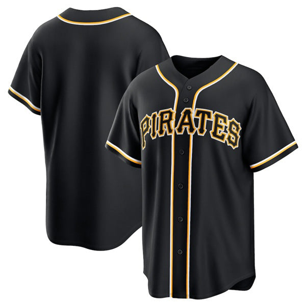 Pittsburgh Pirates Blank Black Fotopoulosg Out Stitched Jersey