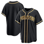 Pittsburgh Pirates Blank Black Fotopoulosg Out Stitched Jersey