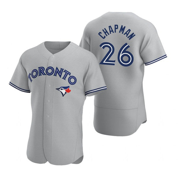 Toronto Blue Jays #26 Matt Chapman Grey Fotopoulosg Flex Base Stitched Jersey
