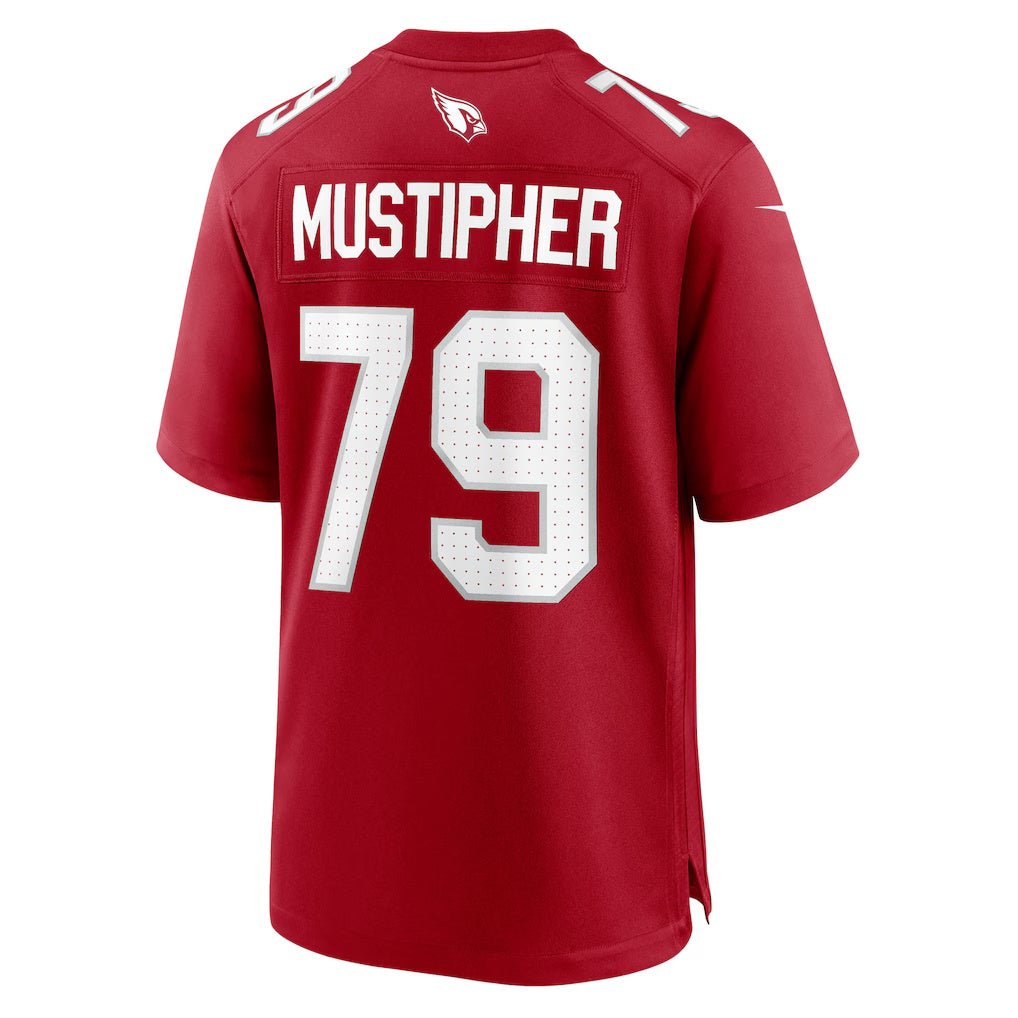 A.Cardinals #79 PJ Mustipher Cardinal Fotopoulosg Team Game Jersey