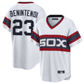 Chicago White Sox #23 Andrew Benintendi Player White Fotopoulosg T-shirt Home Game Stitched Jerseys