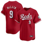 Cincinnati Reds #9 Matt McLain Player Red Fotopoulosg Home Limited Stitched Jerseys