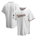 Washington Nationals White Gold Fotopoulosg 2019 World Series Champions Blank Cool Base Jersey