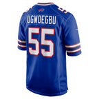 B.Bills #55 David Ugwoegbu Royal Fotopoulosg Game Jersey