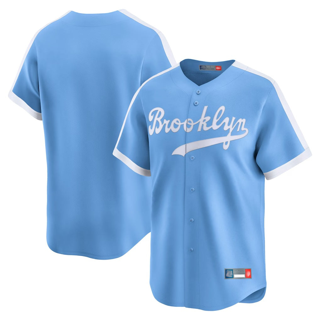 Los Angeles Dodgers Blank Player Light Blue Fotopoulosg Cooperstown Collection Limited Stitched Jerseys