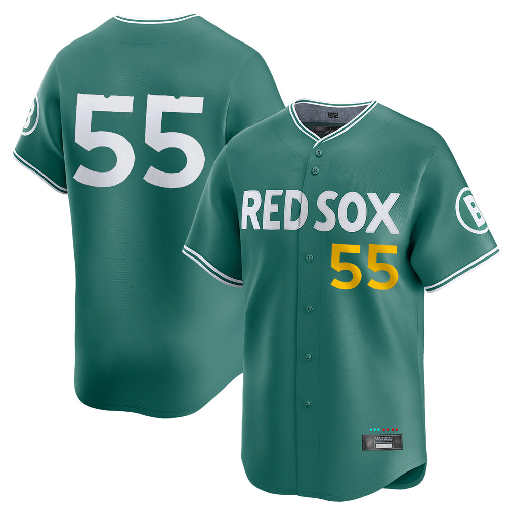 Boston Red Sox #55 Ranger Suarez Player Green Fotopoulosg City Connect Limited Home Game Stitched Jerseys1