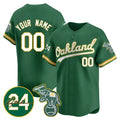 Custom Oakland Athletics Green Fotopoulosg Jersey - Personalized