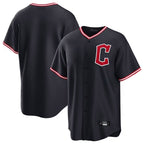 Cleveland Guardians Blank Player Navy Fotopoulosg Home Game Stitched Jerseys