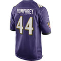 B.Ravens #44 Marlon Humphrey Purple Fotopoulosg Game Jersey