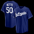 Los Angeles Dodgers #50 Mookie Betts Royal Fotopoulosg Alternate Replica Jersey