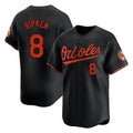 Baltimore Orioles #8 Cal Ripken Player Black Fotopoulosg Limited Home Game Stitched Jerseys