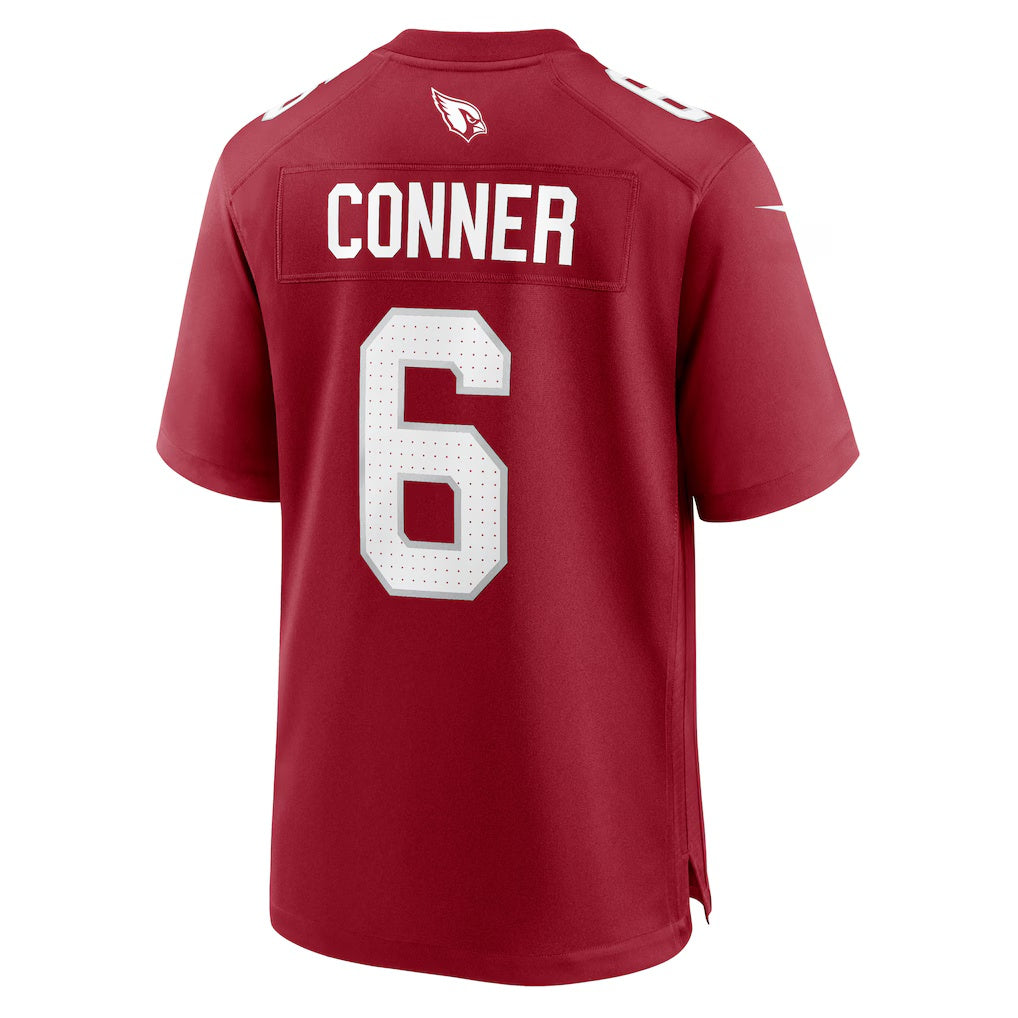 A.Cardinals #6 James Conner Cardinal Fotopoulosg Home Game Jersey