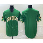 San Diego Padres Blank Green Fotopoulosg Cool Base Stitched Jersey