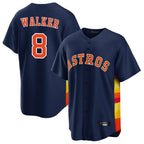 Houston Astros #8 Christian Walker Player Navy Fotopoulosg Home Game Stitched Jerseys